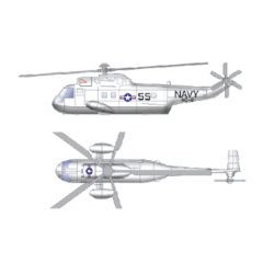 SH-3H Sea King (qty 6) 1:350