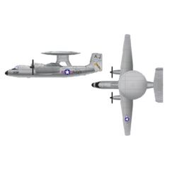 E-2C Hawkeye (qty 6) 1:350