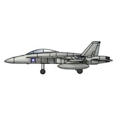 F/A-18D Hornet (qty 6) 1:350