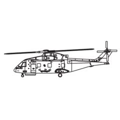 Merlin EH101 (qty 3) 1:350