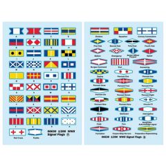 WWII Signal Flags Decals 1:200