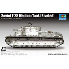 Soviet T-28 Medium Tank (Riveted) 1:72