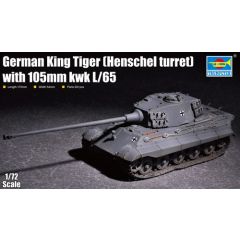 German King Tiger (Henschel turret) w/ 105mm KwK L/65 1:72