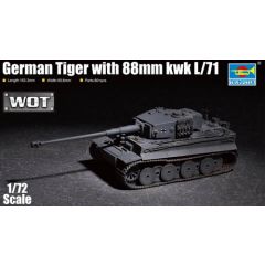 German Tiger w/ 88mm KwK L/71 1:72