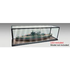 1/200 & 1/350 Warship 1m Display Case with LED Lighting 