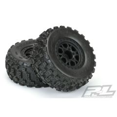 Proline BADLANDS MX SC 2.2/3.0 M2 Mounted BLK FR. IMPULSE Wheels