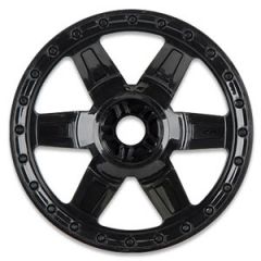 DESPERADO 3.8 BLACK 1/2 OFFSET WHEEL (TRAXXAS BEAD) 17MM HEX