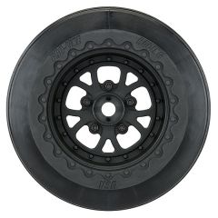 PROLINE PONOMA DRAG SPEC 2.2/3.0 BLACK WHEELS HEX SLASH