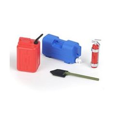 PROLINE SCALE ACCESSORY SET 7 JUG FUEL CAN FIRE EXT. SHOVEL