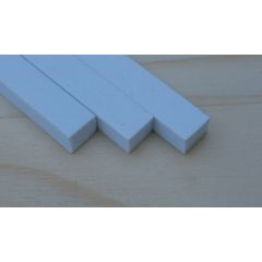 Plastic Strip 0.3mm x 0.25mm x 250mm 10 pieces