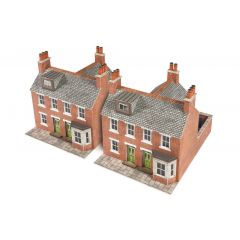 Metcalfe PN103 Terraced Houses - Red Brick - N Gauge - 2021 Design