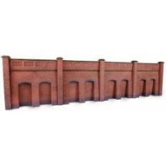 Metcalfe PN145 Retaining Wall (Red Brick) N Gauge