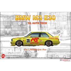 Plastic Kit Aoshima 1/24 Racing Series BMW M3 E30 Group A 1991 Auto Tech