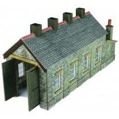 Metcalfe PN932 Stone Single Track Engine Shed N Scale