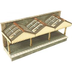 Metcalfe PN941 Wall Backed Platform Canopy - N Gauge Card Kit