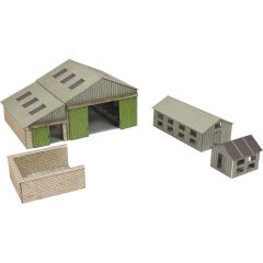 Metcalfe PN951 Manor Farm Buildings Card Kit - N Gauge