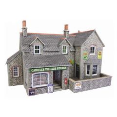 Metcalfe PO254 Village Shop and Cafe - 00 Gauge Card Kit