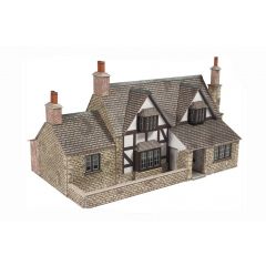 Metcalfe PO267 Town End Cottage - 00 Gauge Card Kit