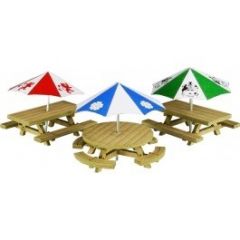 Metcalfe PO510 Picnic Tables - 00 Gauge