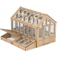 Metcalfe PO514 Greenhouse - 00 Gauge Card Kit