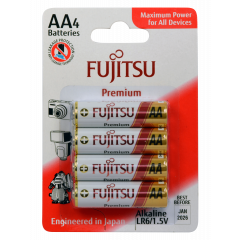 Fujitsu AA Alkaline Blister Pack Premium Series