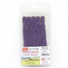 Peco PSG-32 Lavender Tuft Strips 6mm Self Adhesive (10)