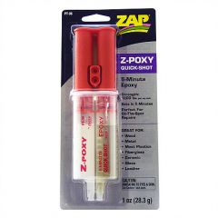 Z-Poxy 5 min Quick Shot 1 oz syringe