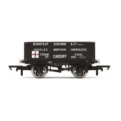 Hornby R60025 6 Plank Wagon  Burnyeat Brown  Co
