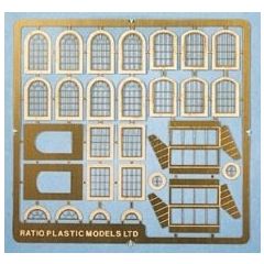 Ratio 309 Builder Kit - Industrial Windows - N Gauge