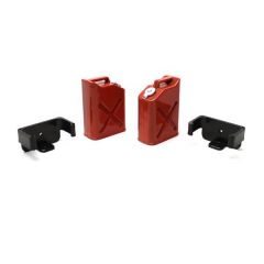 Racers Edge 1/10 Plastic Fuel Cans (2) - Red
