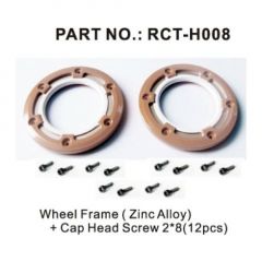 RCT-H008 Wheel Frame (Alloy)+Screw x 2