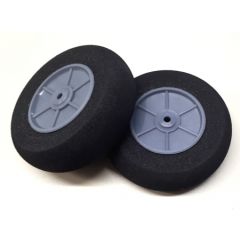  Foam Wheels with plastic hub 80x25mm ( Pair)