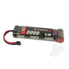 Superpax Battery SC 8.4V 7-Cell 5000mAh NiMH 6-1 Stick HCT