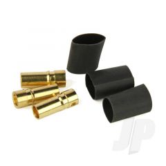 Bullet Connectors 3.5mm Female (3pcs)