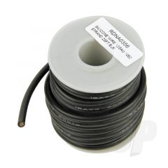 Silicone Wire 12ga 1062 Strand 25ft Black