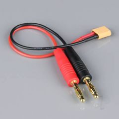 Charge Lead 4mm Bullet to XT30 Male 18AWG 150mm (ESC End)