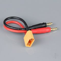 Charge Lead 4mm Bullet to XT90 Male 12AWG 150mm (ESC End)