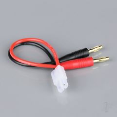 Charge Lead 4mm Bullet to Tamiya Male 14AWG 150mm (ESC End)