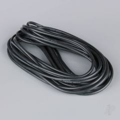 Silicone Wire 10AWG 25ft / 7.5m Black (on a roll)