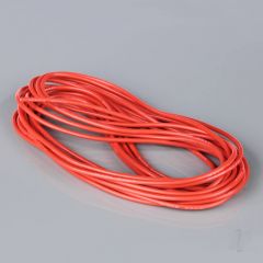 Silicone Wire 14AWG 25ft / 7.5m Red (on a roll)