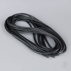 Silicone Wire 14AWG 25ft / 7.5m Black (on a roll)
