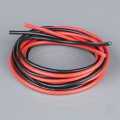 Silicone Wire 16AWG 252 Strand 4ft / 1.2m Red-Black