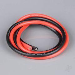 Silicone Wire 10AWG 2ft / 0.6m Red-Black