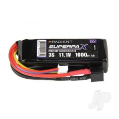 LiPo 3S 1000mAh 11.1V 30C Deans (HCT)