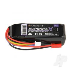 LiPo 3S 1000mAh 11.1V 30C JST