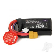 LiPo 2S 1400mAh 7.4V 30C XT60