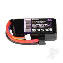 LiPo 3S 1400mAh 11.1V 30C Deans (HCT)