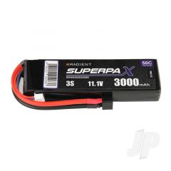 LiPo 3S 3000mAh 11.1V 50C Deans (HCT)