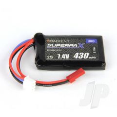 LiPo 2S 430mAh 7.4V 20C JST