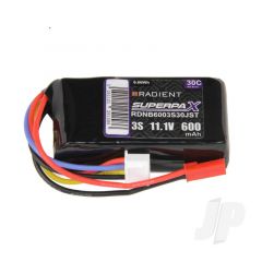 LiPo 3S 600mAh 11.1V 30C JST